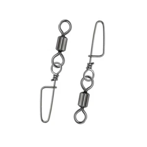 100PCS Fishing Ball Bearing Rolling Swivel with Coastlock Connector Size 12#-4/0 - Picture 1 of 19