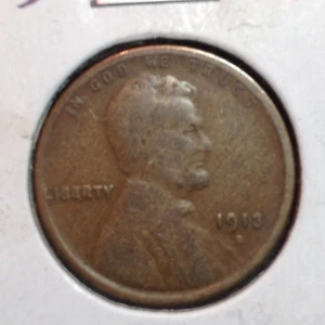 1913-S VG Lincoln Cent Better Date - Picture 1 of 2