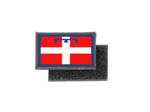 toppe toppa patch bandiera stampado applique banderina italia piemonte - Picture 1 of 1