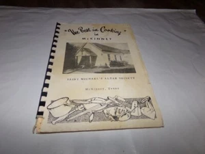 Vintage The Best of Cooking in Mckinney Texas Cakes Pastry Candy Jelley Preserve - Picture 1 of 13