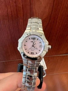  COUTURA QUARTZ WOMEN MINT MOTHER PEARL DIAL DATE 7N82-0CA0 WATCH - Picture 1 of 4