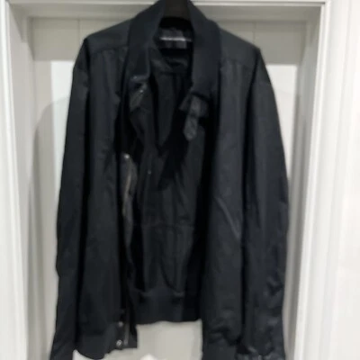 Mens French Connection Black Jacket Coat XL - Image 1 of 4
