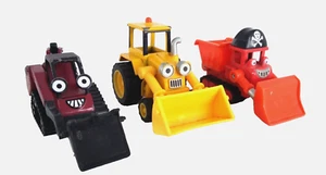 Bob the Builder Miniature Vintage Diecast toys Scoop, Muck & Benny LOT bundle 3x - Picture 1 of 14