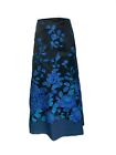 Marina Rinaldi Women's Blue Carioca Straight Skirt Size 18W/27 NWT