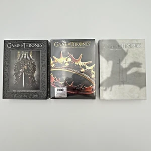 Game of Thrones Seasons 1-3 DVD Box Set (1 Unopened) 2 Bonus Posters Included - Picture 1 of 9