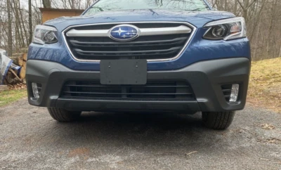 Soporte de parachoques delantero de metal para placa de matrícula para Subaru Ascent 2019-2025 Foto 1 de 4