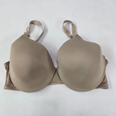 Sujetador Warners Mujer 38D Marrón 01593 Con Aros Suave Acolchado Correas Ajustables Foto 1 de 4