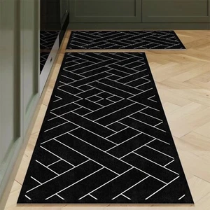 2pcs Kitchen Mat Non Slip Standing Desk Mat Waterproof Kitchen Floor Rugs - Zdjęcie 1 z 6