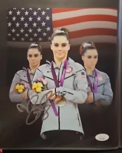 McKayla Maroney Firmato 8x10 Certificato JSA Oro Olimpico 2012 "Non Impressionato" - Foto 1 di 3