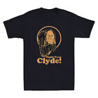 Vintage Right Turn Clyde Funny Orangutan Middle Finger Meme Retro Men's T-Shirt