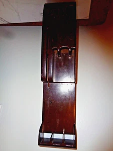 Vintage Cutco Brown 3 Knives Fork Wall Hanging Mount Holder or Drawer Storage - Picture 1 of 24