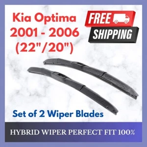 Hybrid Wiper Front Set For Kia Optima 2001-2006 - Picture 1 of 6