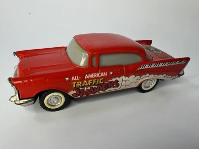 Vintage Diecast Majorette 57 Chevy Red Bel Air All American Traffic Jammers - Image 1 of 4