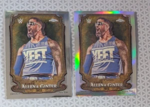 2025 Topps Chrome WWE Jey Uso Allen & Ginter Regular + Refractor Yeet Yeet - Picture 1 of 2