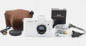 [Near MINT] Nikon 1 V 1 Digital Mirrorless Camera Body White From JAPAN [DDU] - Picture 1 of 11