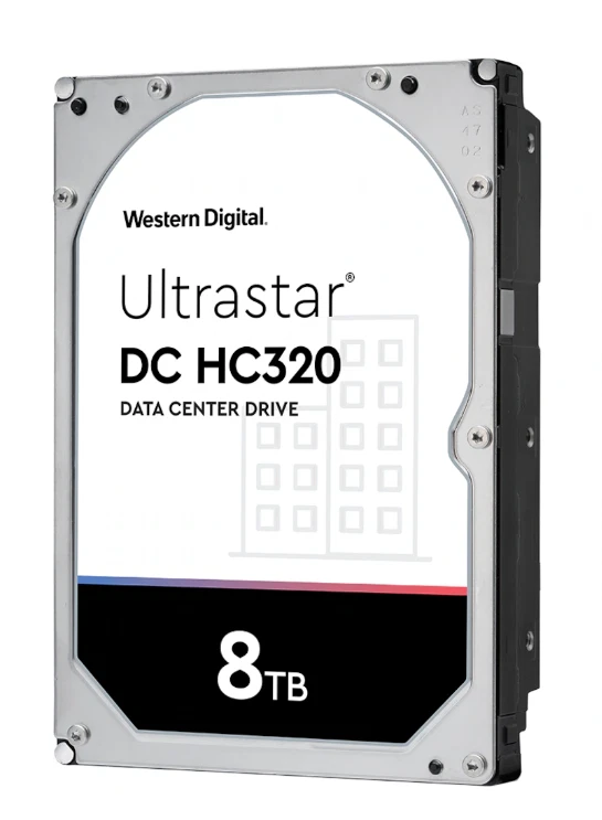 WD Ultrastar 8TB 3.5" SATA 7200rpm HDD für QNAP NAS TVS-873e / TVS-675 - Bild 1 von 1