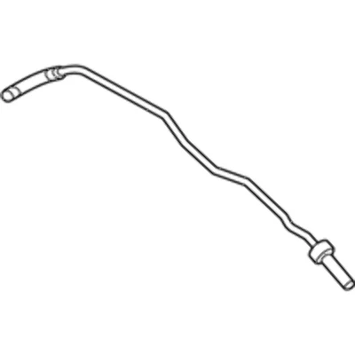 Tubo de entrada de línea de enfriador de transmisión genuino Lincoln MKZ (13-16) OE DP5Z7890B Foto 1 de 4