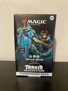 Magic The Gathering Tarkir Dragonstorm Temur Roar Commander Deck - Picture 1 of 3