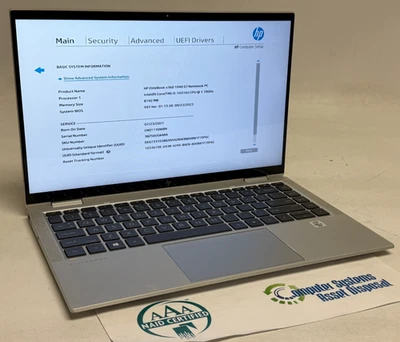 HP EliteBook x360 1040 G7 2 en 1 14" (i5-10310u - 8GB RAM - 256GB SSD - Win11Home) Foto 1 de 4