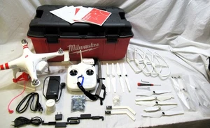 DJI Phantom 2 Vision+ PV331 Camera Drone & Transmitter  With Milwaukee Case - Picture 1 of 24