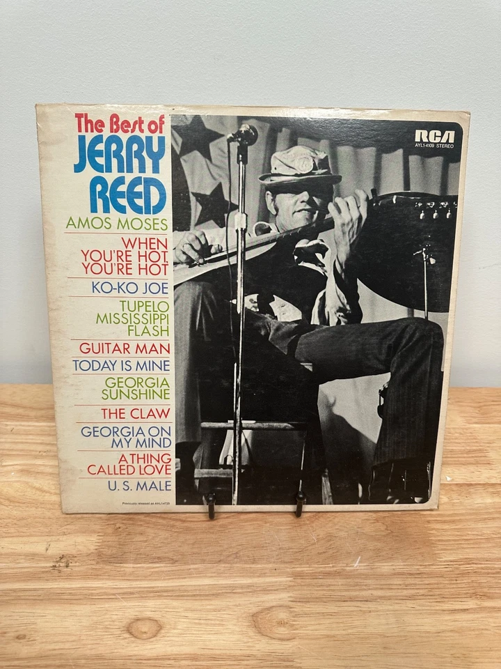 JERRY REED - THE BEST OF JERRY REED/AYL1-4109/LP VINYL RECORD/1981/NM/COUNTRY - Image 1 of 2