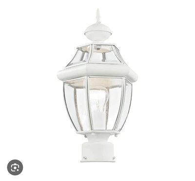 Linterna Livex Lighting 2153-03 Monterey 1 luz exterior poste superior en tradicional Foto 1 de 4