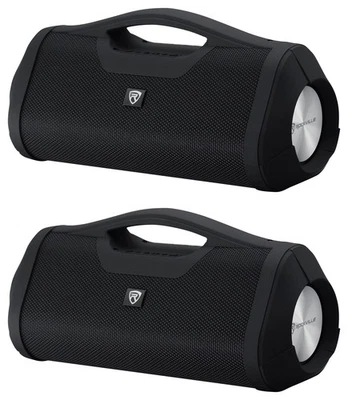 2 Rockville RPB-XL Portable Bluetooth Wireless Stereo Linking Speakers+Powerbank - Image 1 of 4
