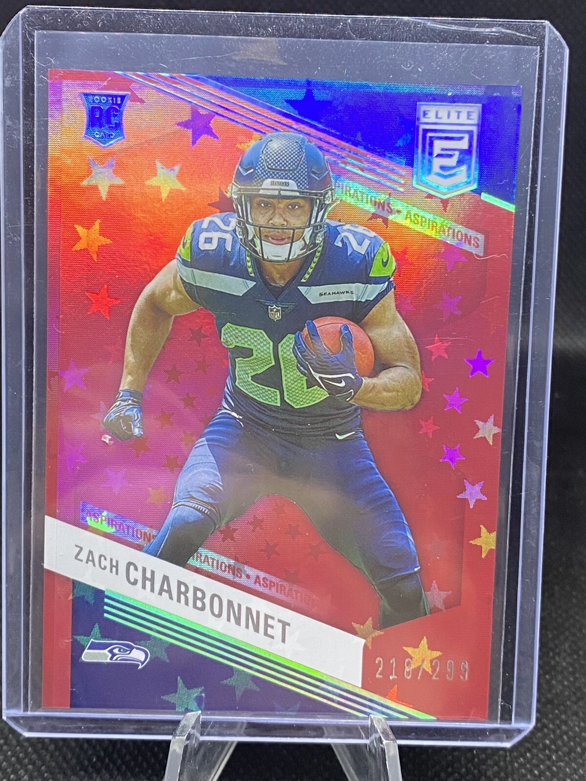 Zach Charbonnet 2023 Donruss Elite ASPIRATIONS STARS RC /299 #199