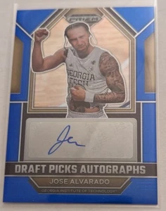 2023-24 PRIZM DRAFT PICKS JOSE ALVARADO DRAFT AUTO RC BLUE ICE PRIZM /125 - Bild 1 von 2