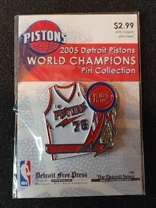 Collezione Spille Campioni del Mondo Detroit Pistons 2005 - Foto 1 di 2