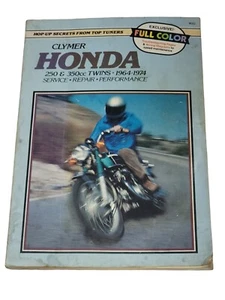 Clymer Honda Service Repair Tune Up Manual 1964-1974 250 - 350cc Twins - Bild 1 von 9