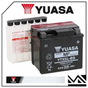 BATTERIA YUASA YTX5L-BS 12V5AH KYMCO 50 KXR ANNI 2004 IN POI - Foto 1 di 1