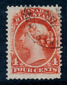 Canada FB21 Second Issue 4c Revenue Stamp, 1865 used - Picture 1 of 4