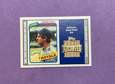 George Brett 2002 Topps Archives Bat Relics-NM+-FREE SHIP