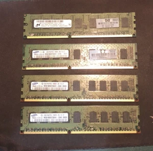 HP MEMORY 2GB 2RX8 PC3 10600E DDR3 500209-061 - 501540-00 - Foto 1 di 11