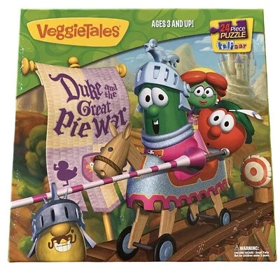 Rompecabezas Veggie Tales: Duke & the Great Pie War 24 piezas Foto 1 de 4