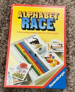 Vintage Alphabet Race Game by Ravensburger - 1986 Edition - Picture 1 of 7