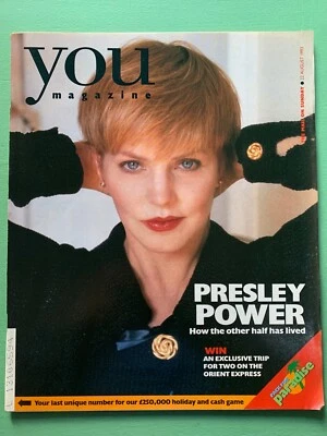 YOU 22-Aug-1993 PRISCILLA PRESLEY Jean Michel Jarre James Whitaker David Frost - Image 1 of 2