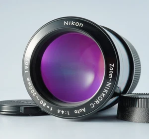 EX+5 Nikon Non Ai Zoom NIKKOR C Auto 80-200mm F/4.5 MF Lens From JAPAN - Picture 1 of 20