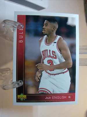 1993-94 Upper Deck Basketball #415 - Jo Jo English RC - Chicago Bulls  93-492 - Image 1 of 2