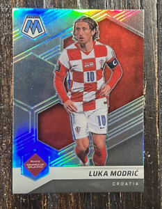 Luka Modric - 2021-22 Mosaic World Cup Silver Prizm SP - Croatia #195 ⭐️⭐️