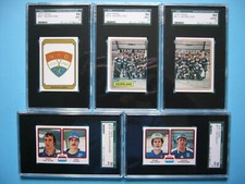 LOT SET 10 1979 1979/80 PANINI HOCKEY STICKER TEAM NEDERLAND NETHERLANDS SGC 8 9