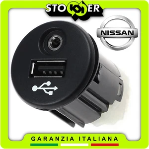 Adattatore Modulo Audio Ingresso AUX 3.5mm Presa Porta USB per NISSAN QASHQAI - Foto 1 di 14