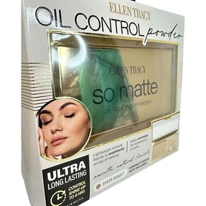 Ellen Tracy Oil Control Powder Sheer Sunset Ultra Long Lasting Compact Case - Picture 1 of 7