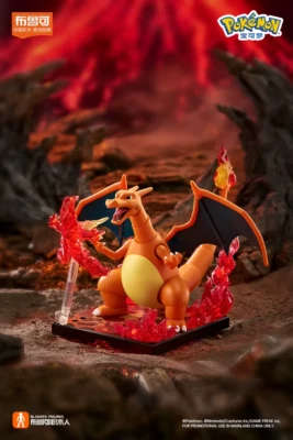 Figura de estátua colecionável Charizard Blokees Pokemon modelo - Imagem 1 de 2