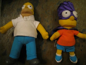 BART SIMPSON UND HOMMER SIMPSON PLÜSCHTIER - Bild 1 von 5