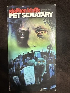 Pet Sematary VHS Tape - Picture 1 of 9