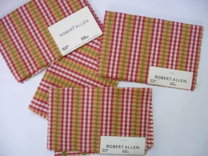 Robert Allen TRISTA Woven Jacquard Decorator Fabric in Primrose 4 Pieces RETIRED - Picture 1 of 13