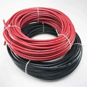 200 Metri Cavo Fotovoltaico 6mm2 Nero 100m+Rosso 100m Totale 200m - Imagen 1 de 1