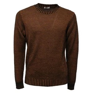 3788AB Hombre Suéter BECOME Mix Lana Armada Amarillo/Negro Suéter Hombre - Imagen 1 de 4